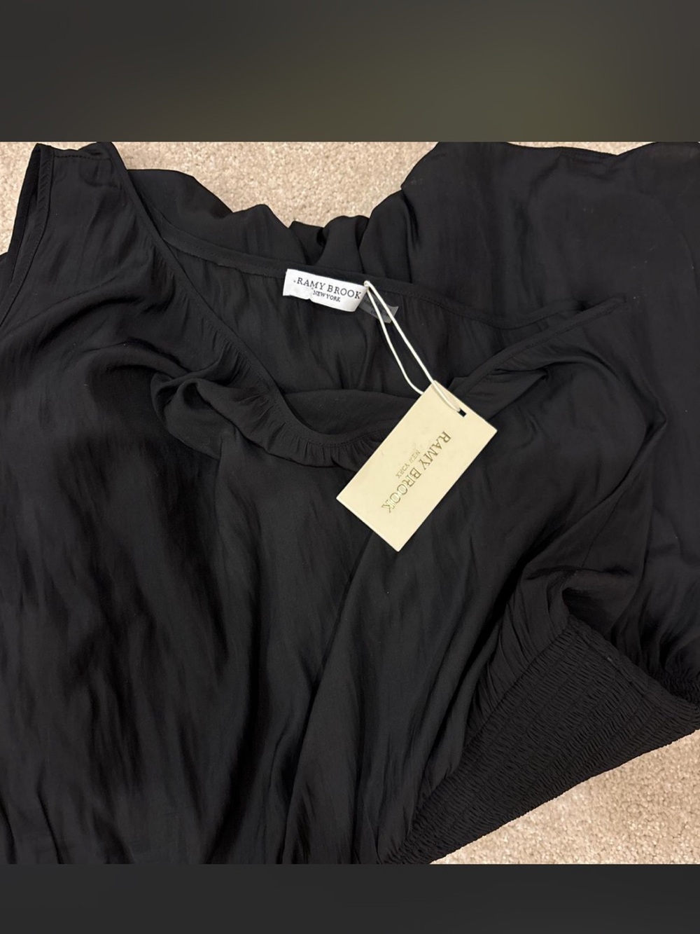 Ramy Brook Black Leila Dress